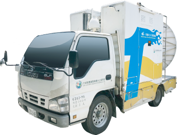 1號行動式土石流觀測車圖示