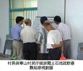 詳細說明土石流疏散避難規劃圖