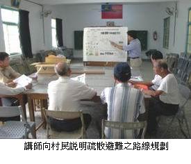 詳細說明土石流疏散避難規劃圖