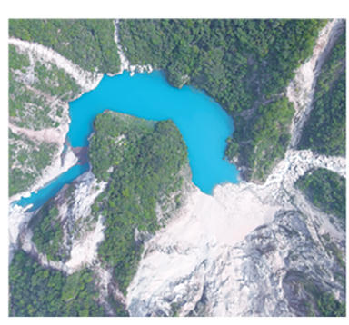 堰塞湖現地照片